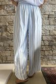 Mallow Stripe Wide Leg Pant Baby Blue /40=